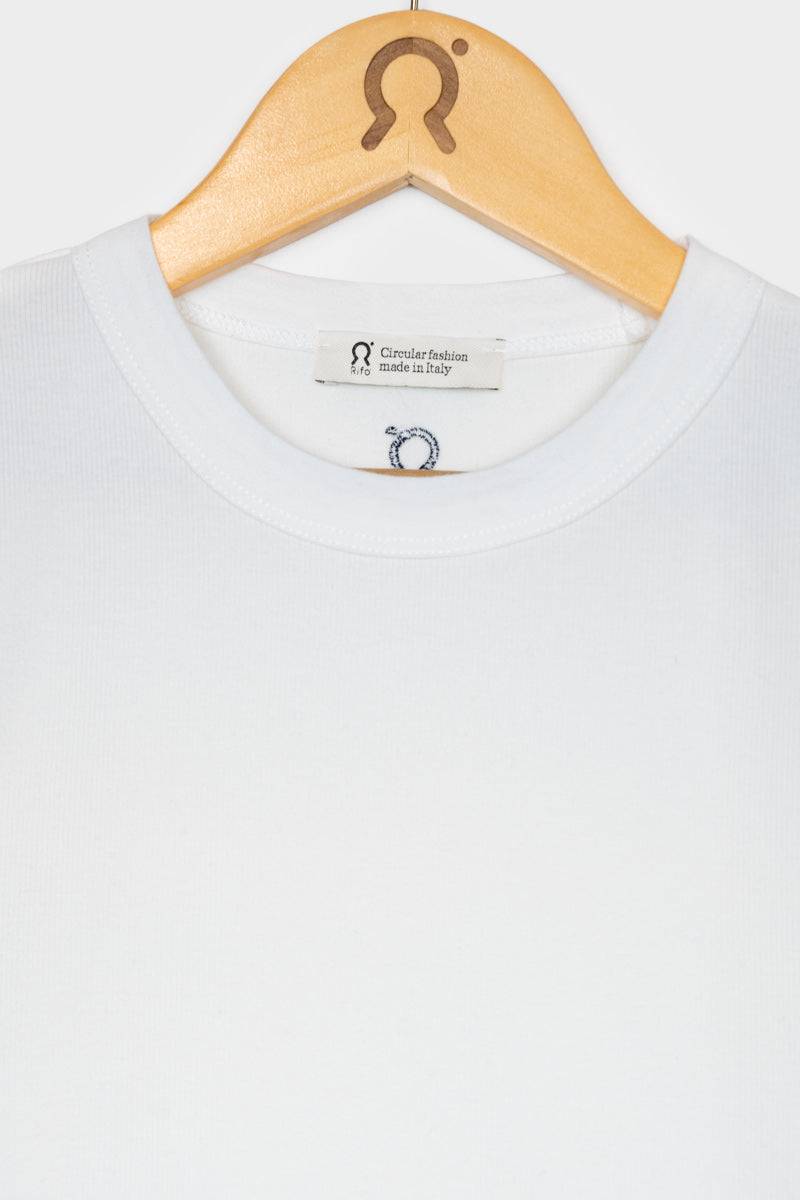 Rifò ILARIA Maglietta A Maniche Corte Donna Cotone Rigenerato