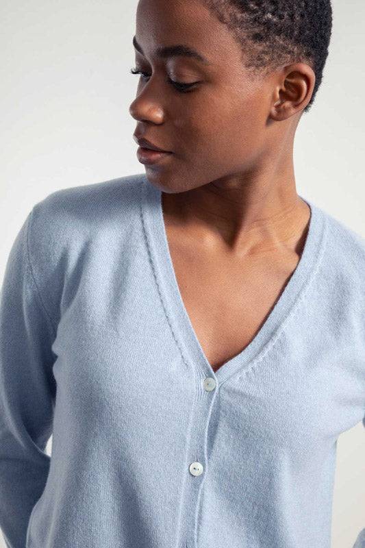 Rifò LETIZIA Cardigan Donna Light Cashmere Rigenerato