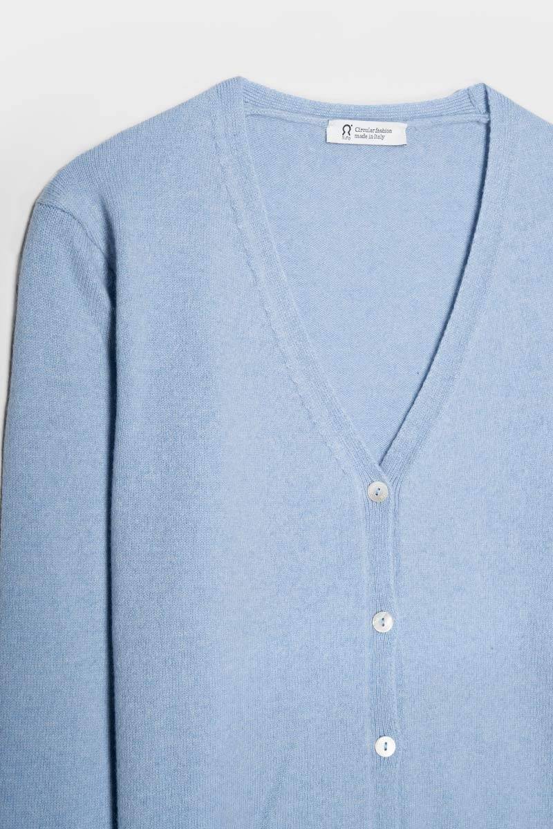 Rifò LETIZIA Cardigan Donna Light Cashmere Rigenerato