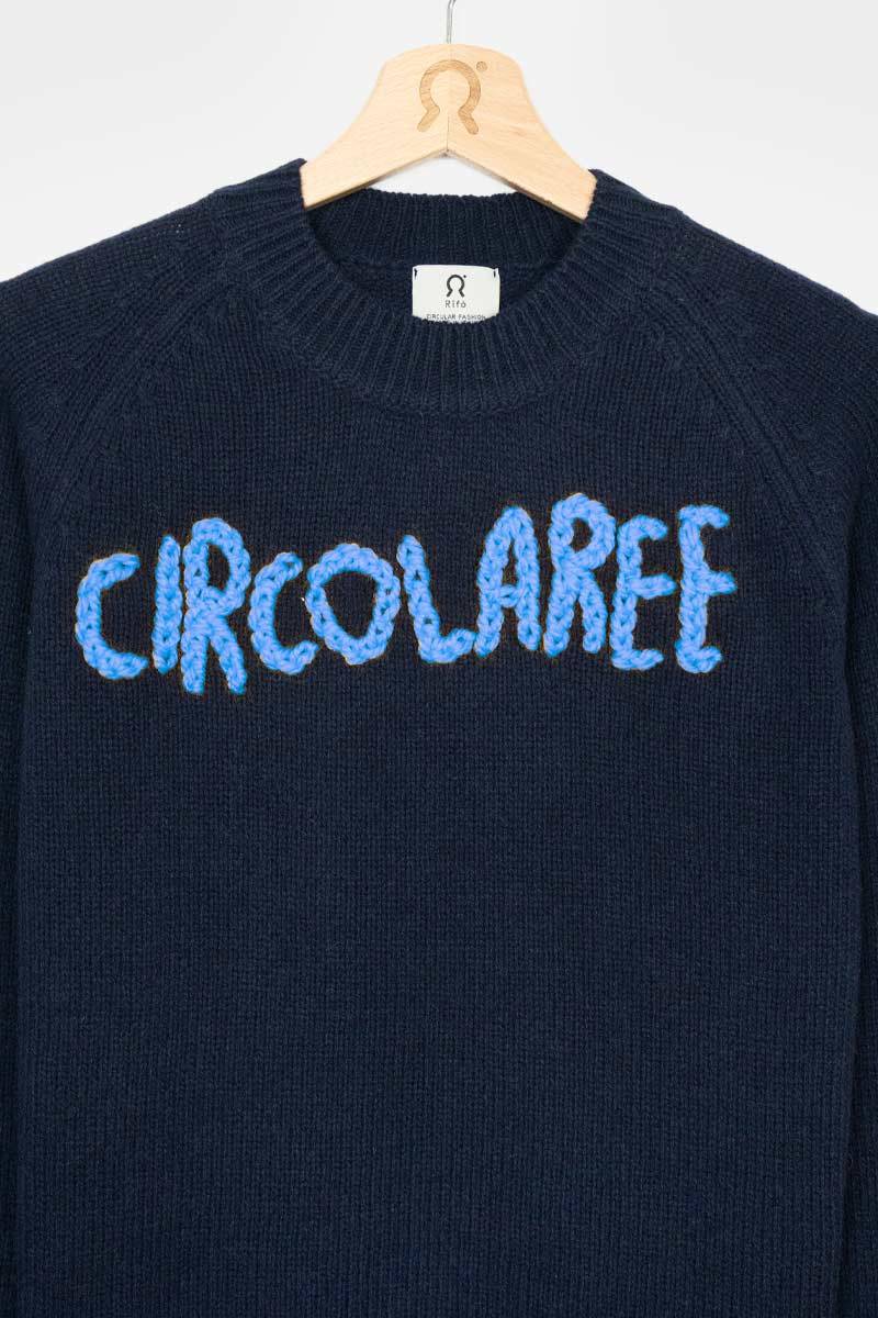 Rifò Maglia Unisex Cashmere Rigenerato Rifò X Almeno Nevicasse