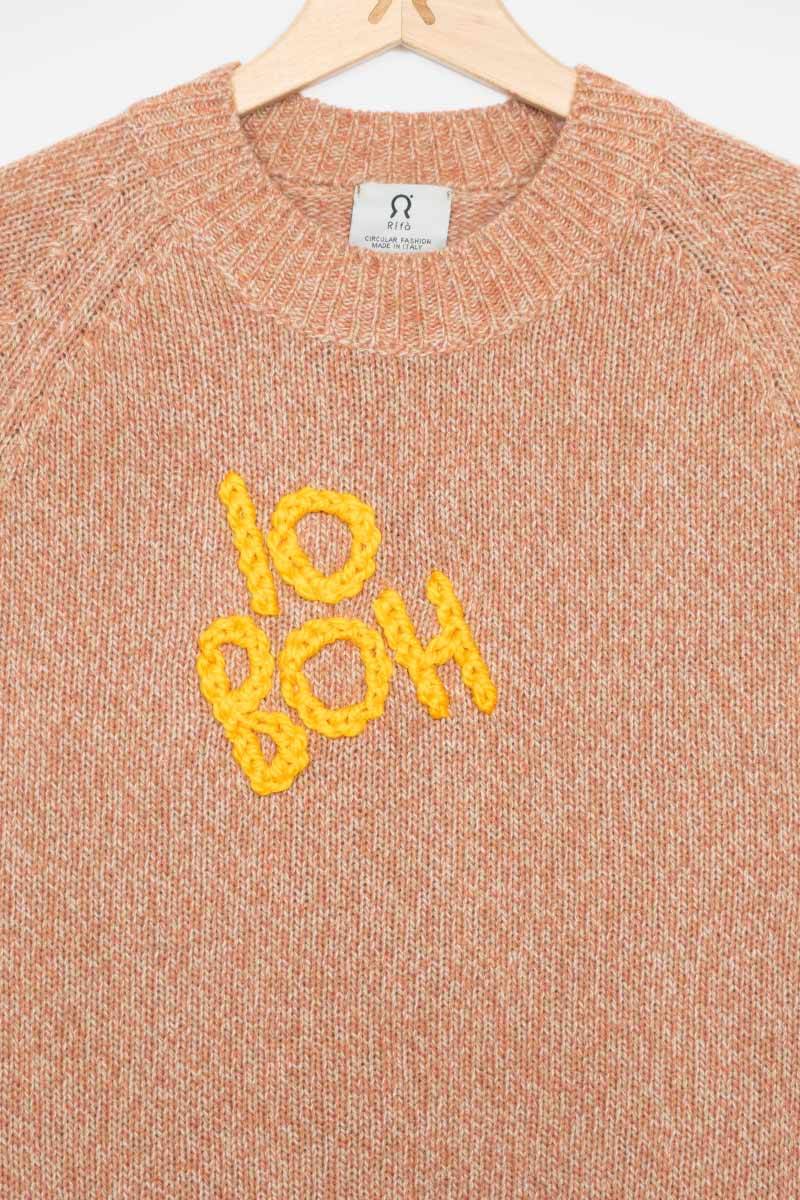 Rifò Maglia Unisex Cashmere Rigenerato Rifò X Almeno Nevicasse