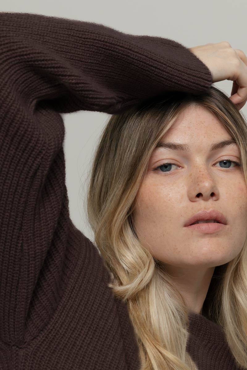 Rifò MELISSA Maglia Girocollo Donna Cashmere Rigenerato