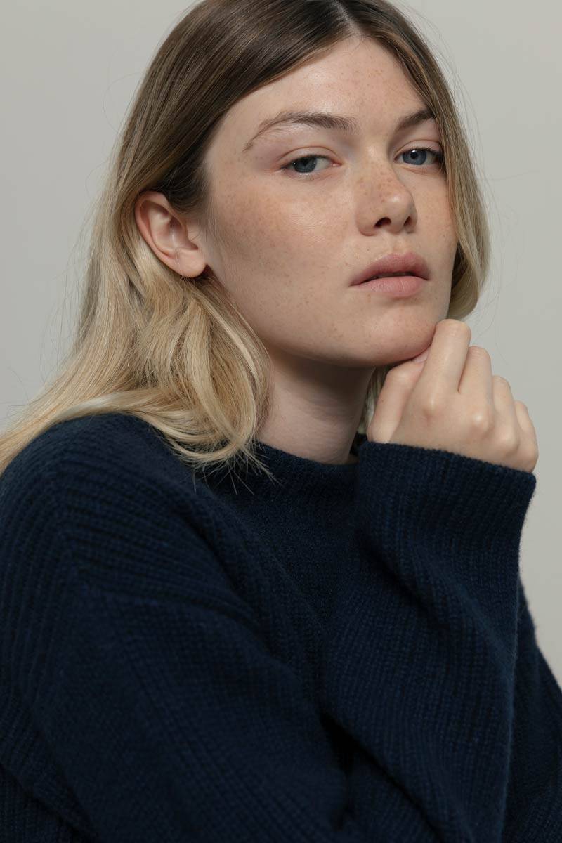 Rifò MELISSA Maglia Girocollo Donna Cashmere Rigenerato