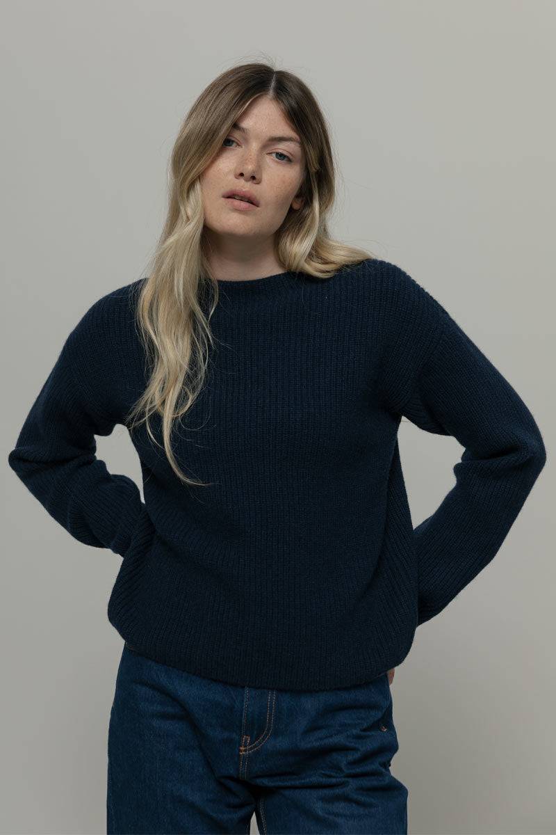 Rifò MELISSA Maglia Girocollo Donna Cashmere Rigenerato