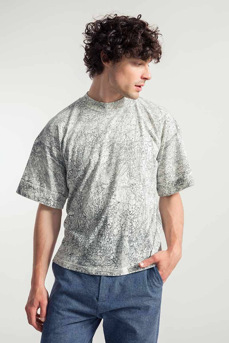 Rifò RAKU T-Shirt Oversize Unisex Cotone Rigenerato