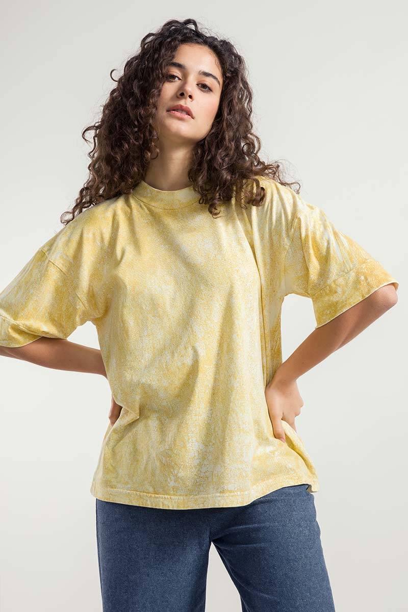 Rifò RAKU T-Shirt Oversize Unisex Cotone Rigenerato