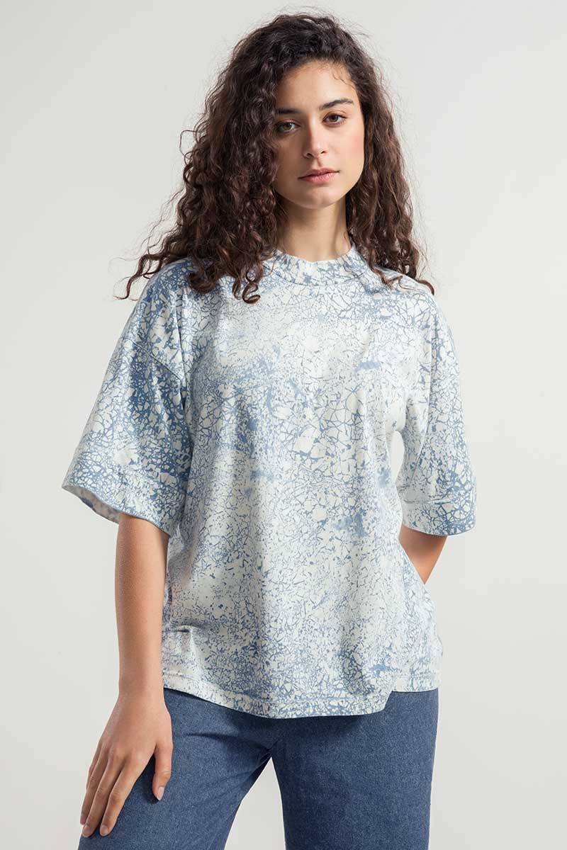Rifò RAKU T-Shirt Oversize Unisex Cotone Rigenerato