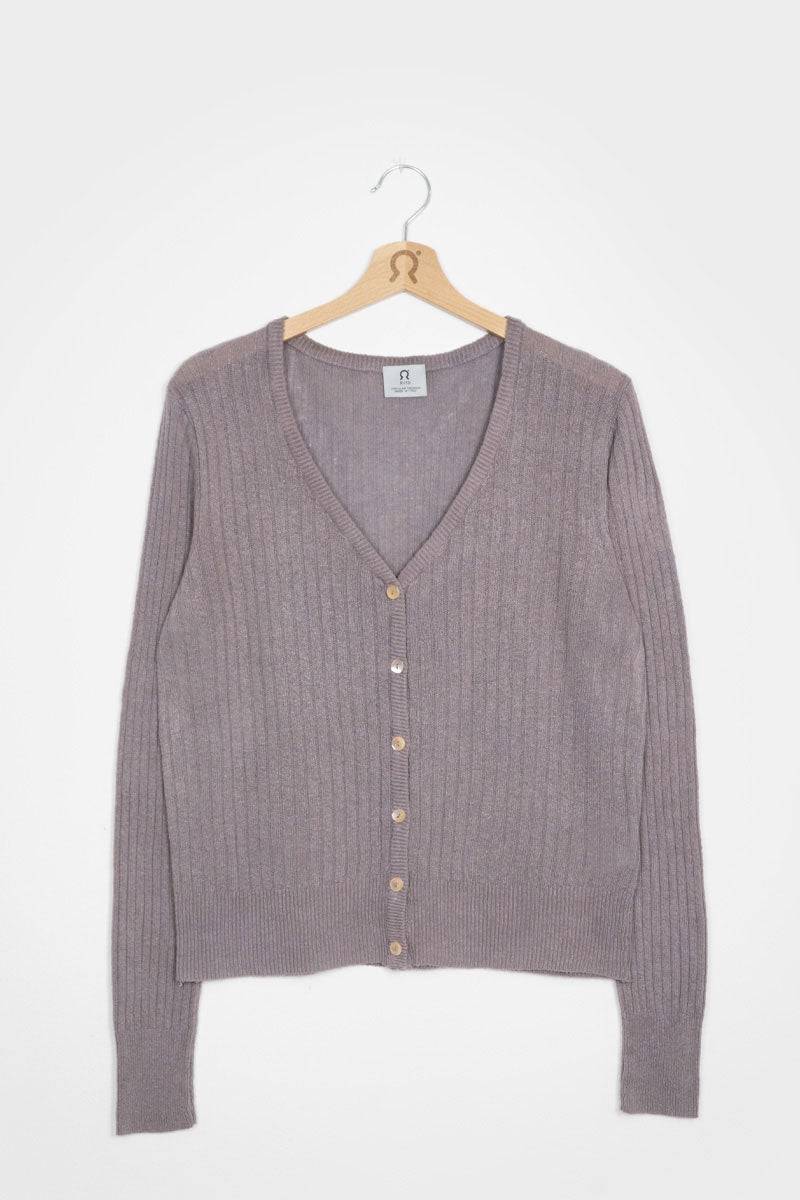 Rifò REALMA Cardigan Seta Rigenerata Tinture Naturali