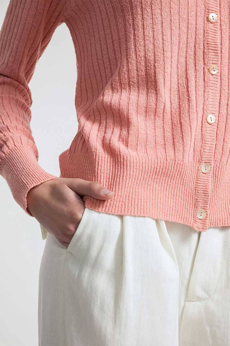 Rifò REALMA Cardigan Seta Rigenerata Tinture Naturali