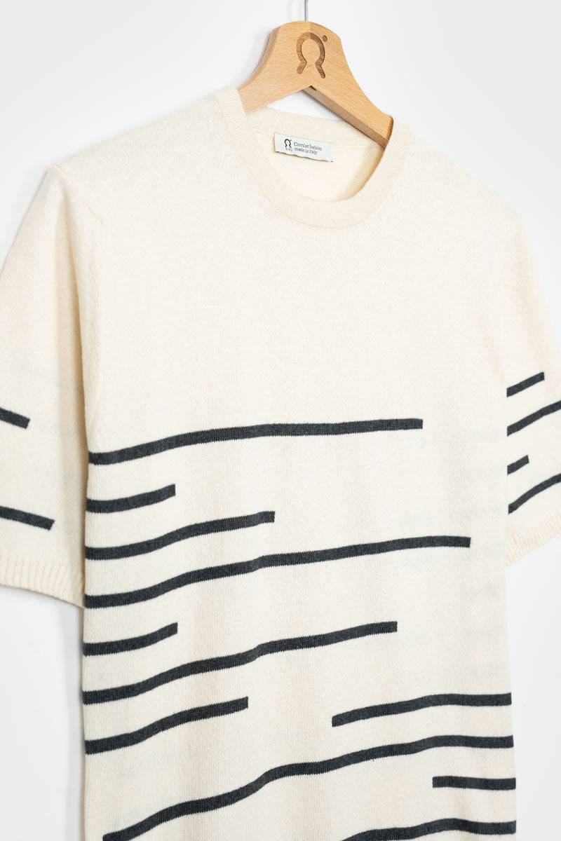 Rifò ADONE Maglia Righe Uomo Cotone Rigenerato