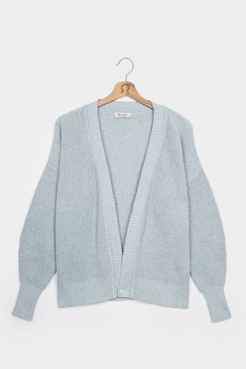 Rifò CARA Cardigan Donna Cotone Jeans Rigenerato