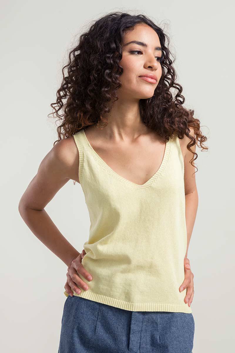 Rifò CLARA Canotta Donna Cotone Rigenerato