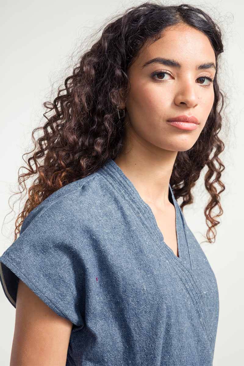 Rifò CLOE Abito Jeans Rigenerato