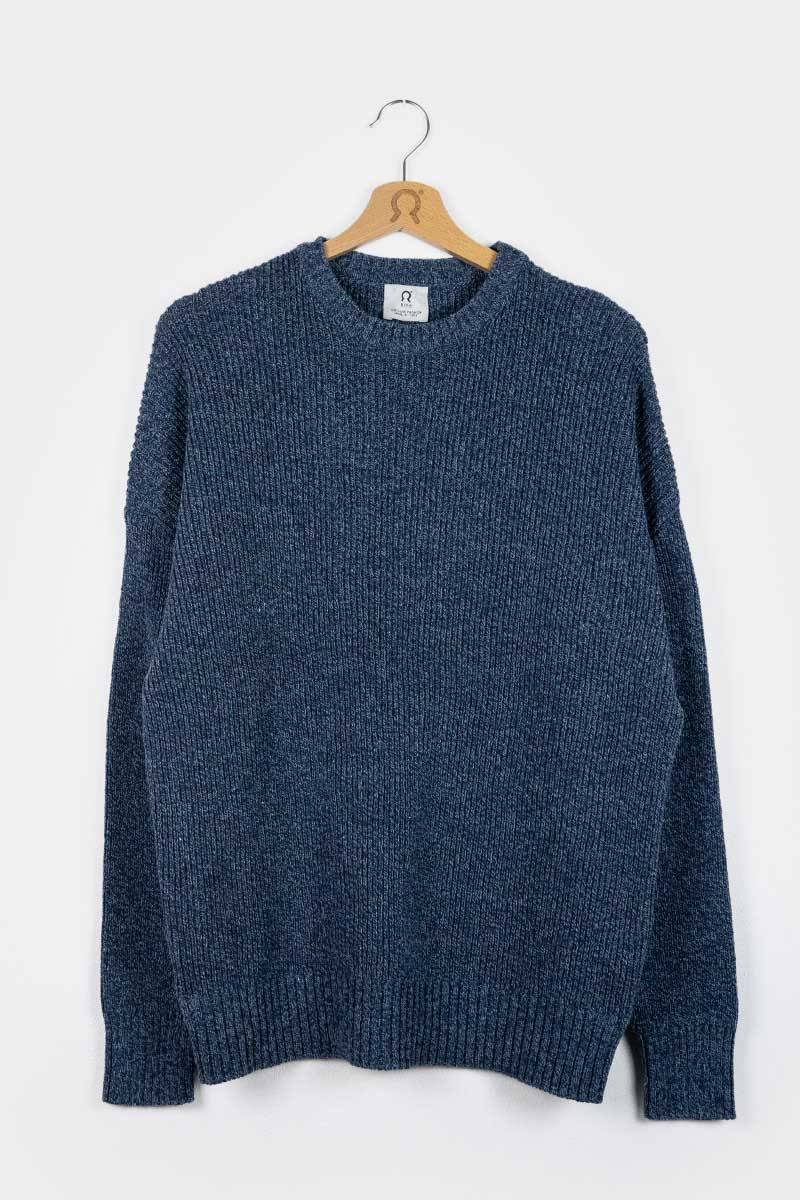 Rifò COSIMO Maglia Uomo Cotone Jeans Rigenerato