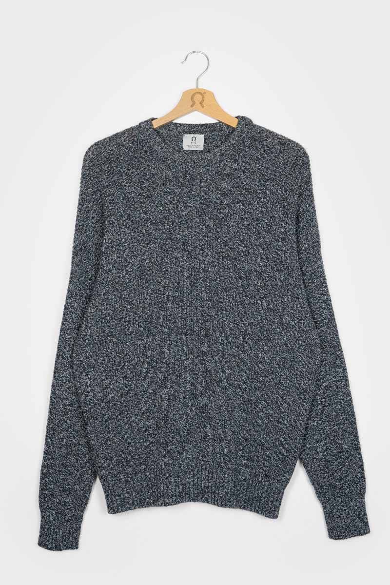 Rifò COSIMO Maglia Uomo Cotone Jeans Rigenerato