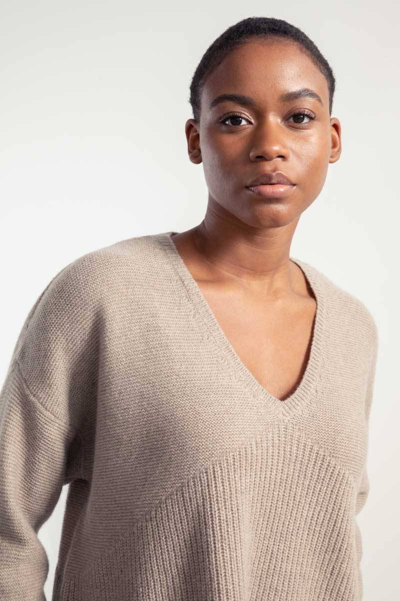 Rifò ELEONORA Maglia Donna Cashmere Rigenerato