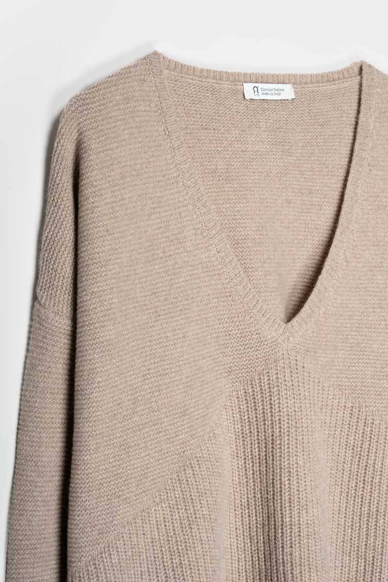 Rifò ELEONORA Maglia Donna Cashmere Rigenerato