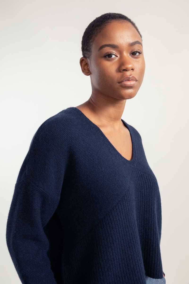 Rifò ELEONORA Maglia Donna Cashmere Rigenerato