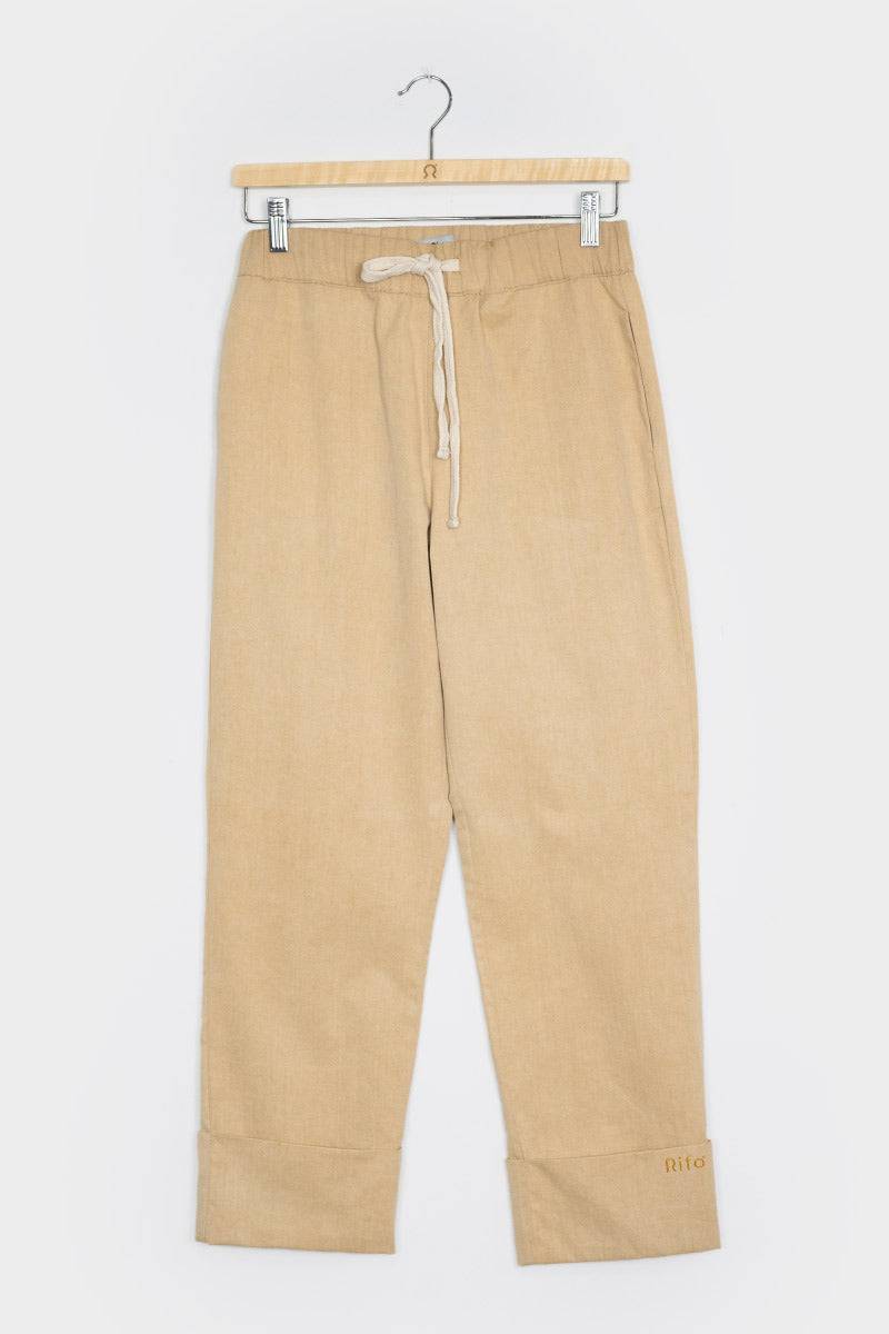 Rifò ELETTRA Pantaloni Donna Cotone Rigenerato