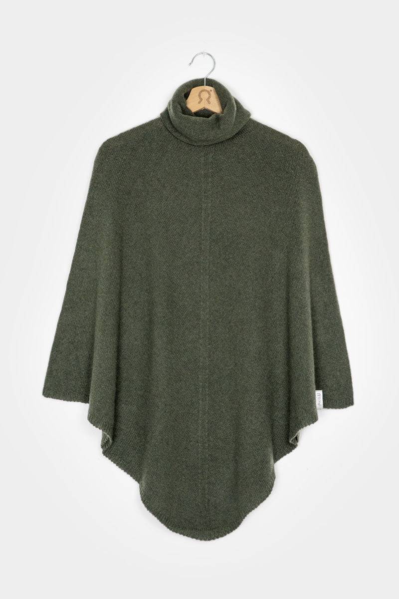 Rifò ELISABETTA Poncho Donna Cashmere Rigenerato