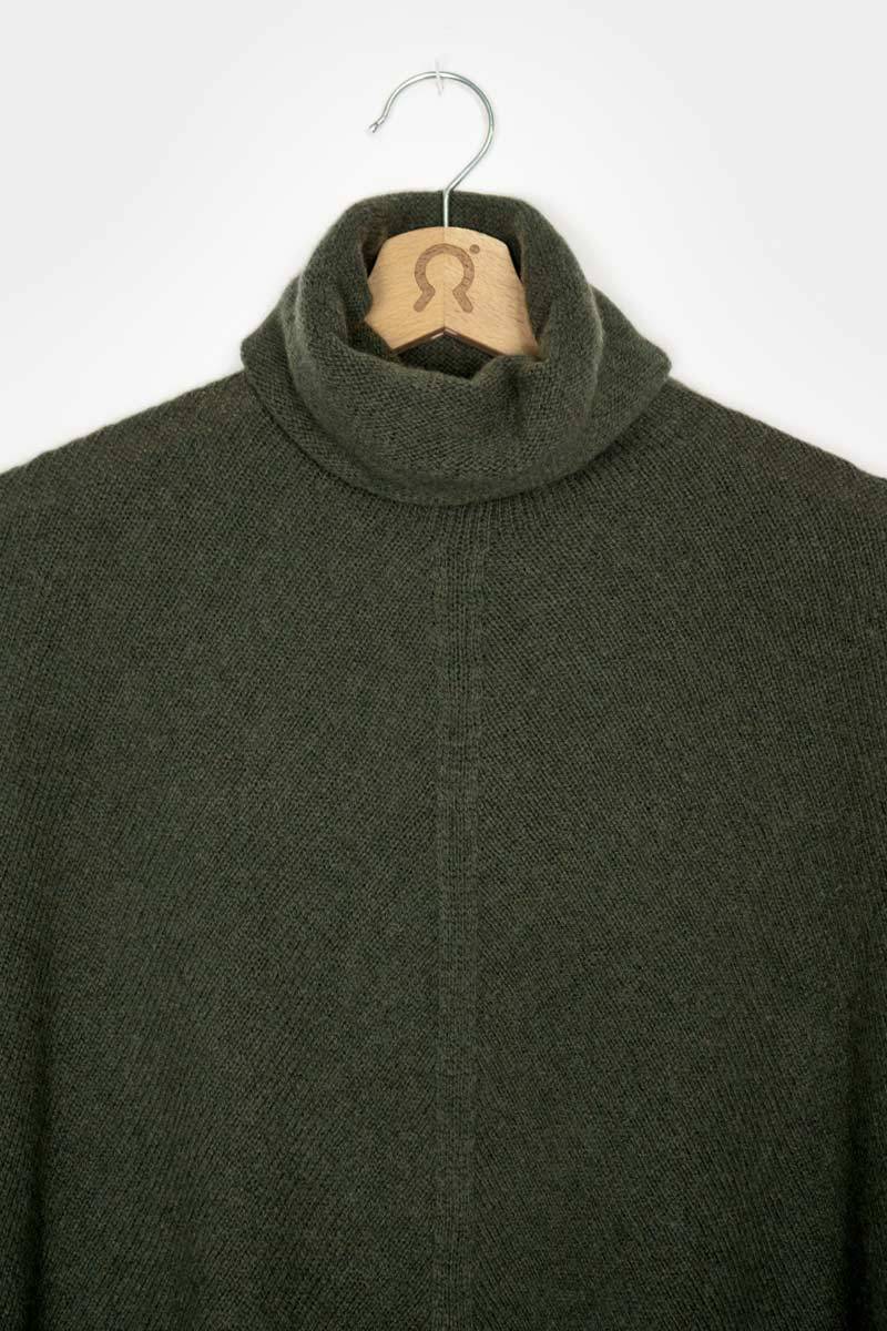 Rifò ELISABETTA Poncho Donna Cashmere Rigenerato