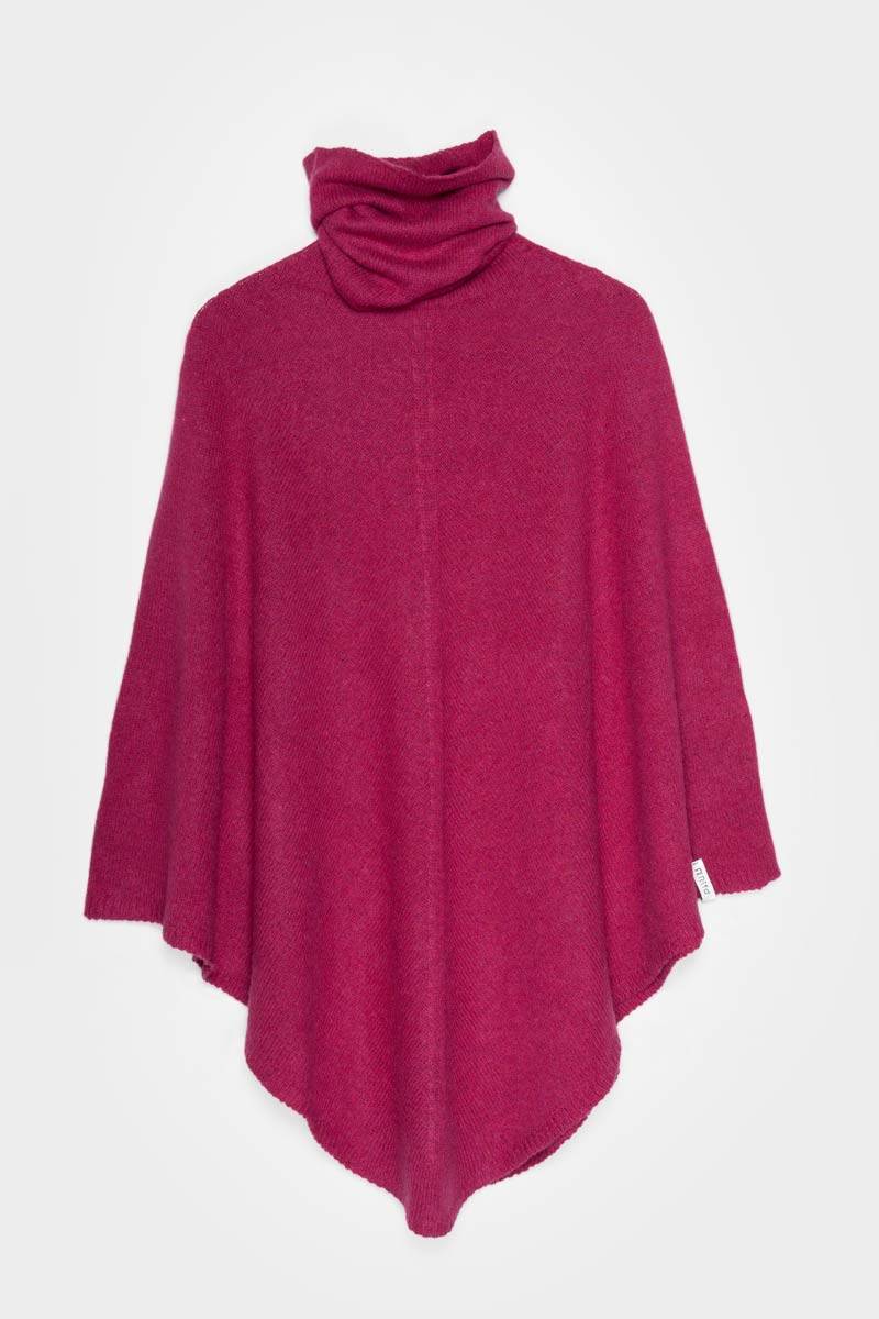 Rifò ELISABETTA Poncho Donna Cashmere Rigenerato