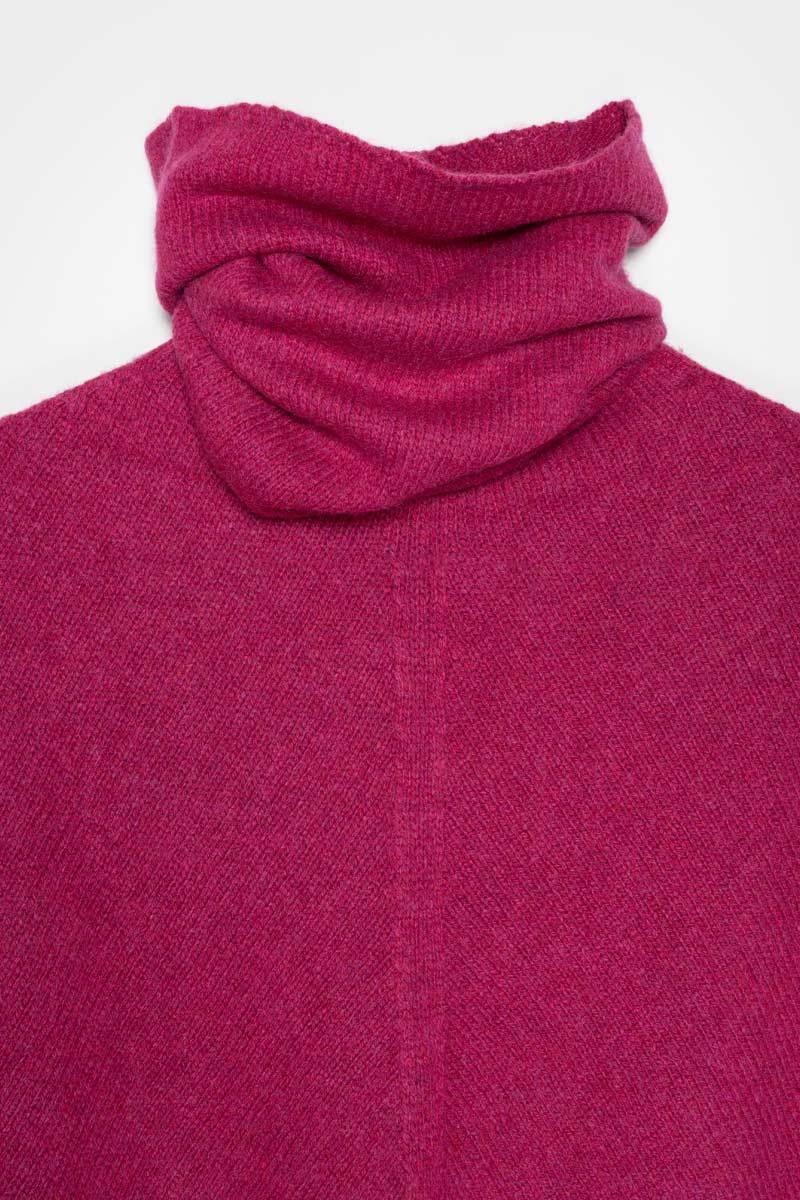 Rifò ELISABETTA Poncho Donna Cashmere Rigenerato