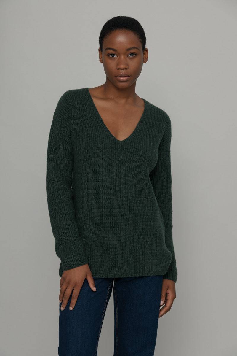 Rifò ESTER Maglia Scollo a V Donna Cashmere