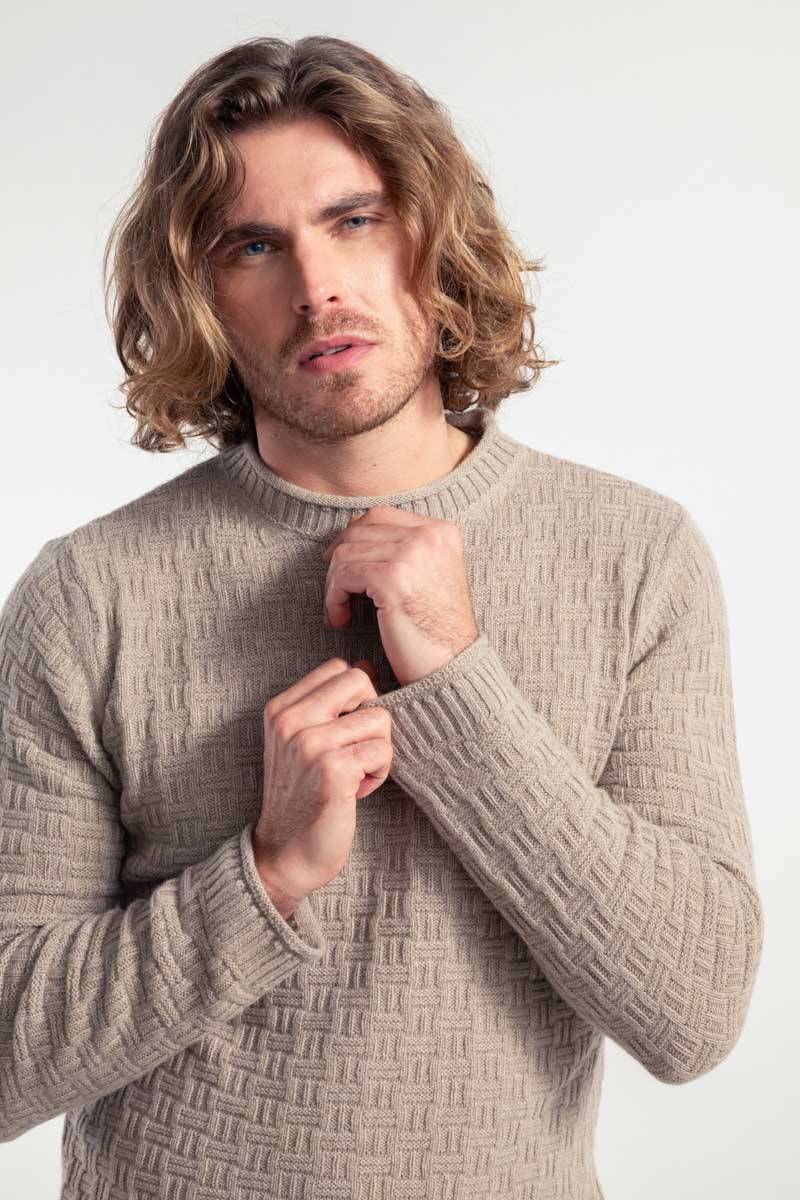 Rifò FERNANDO Maglia Uomo Cashmere Rigenerato