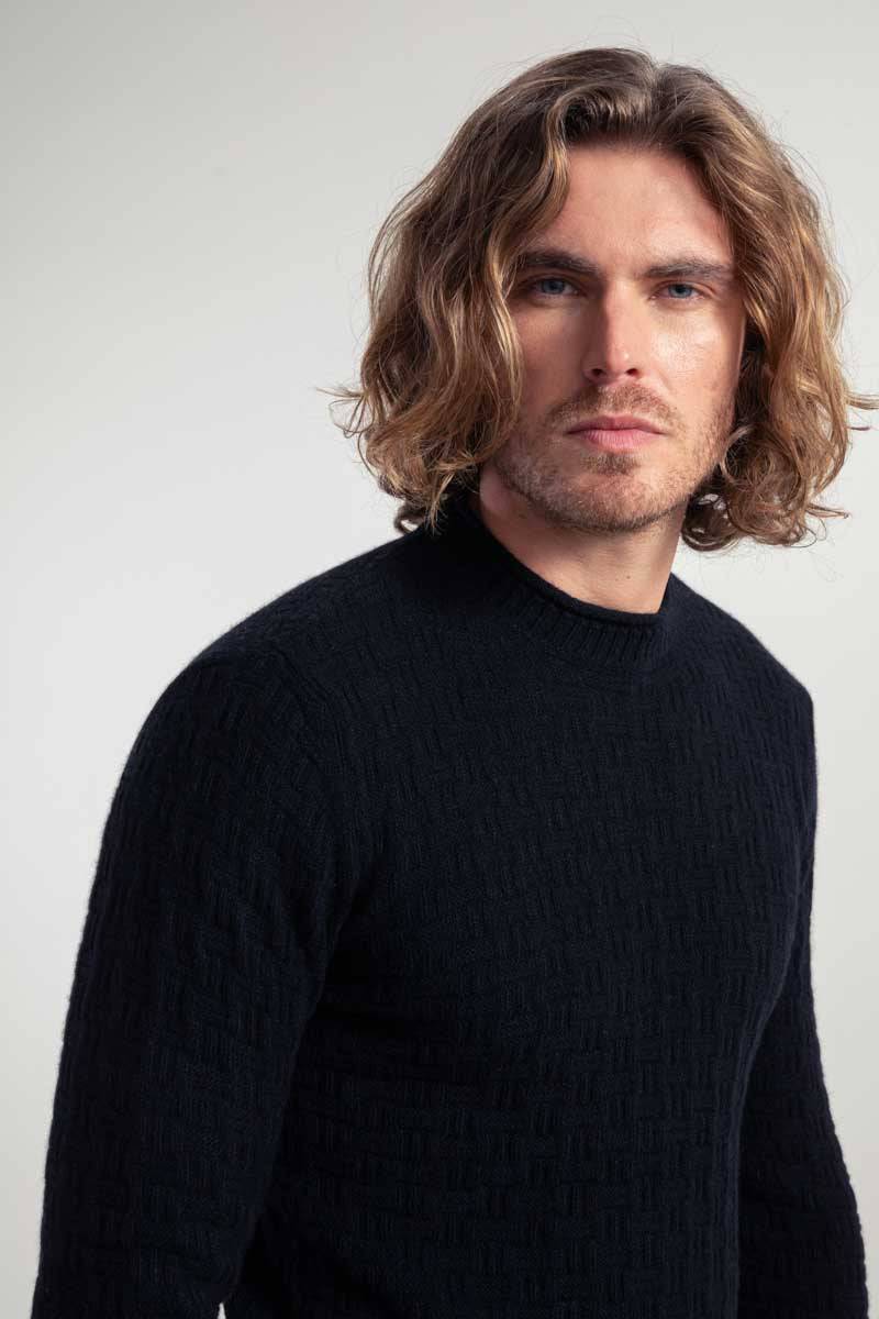 Rifò FERNANDO Maglia Uomo Cashmere Rigenerato