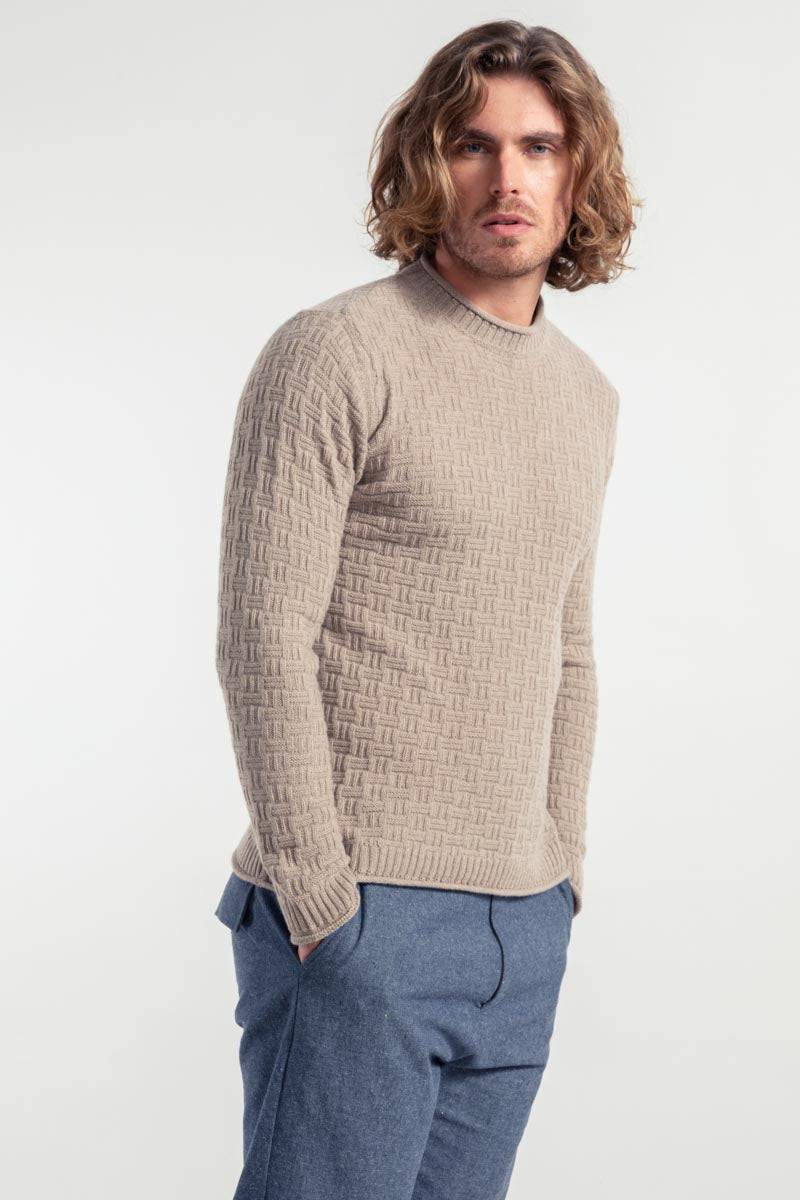 Rifò FERNANDO Maglia Uomo Cashmere Rigenerato