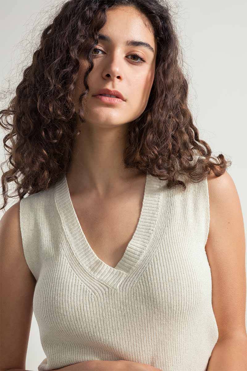 Rifò GAIA Canotta Donna Seta Rigenerata