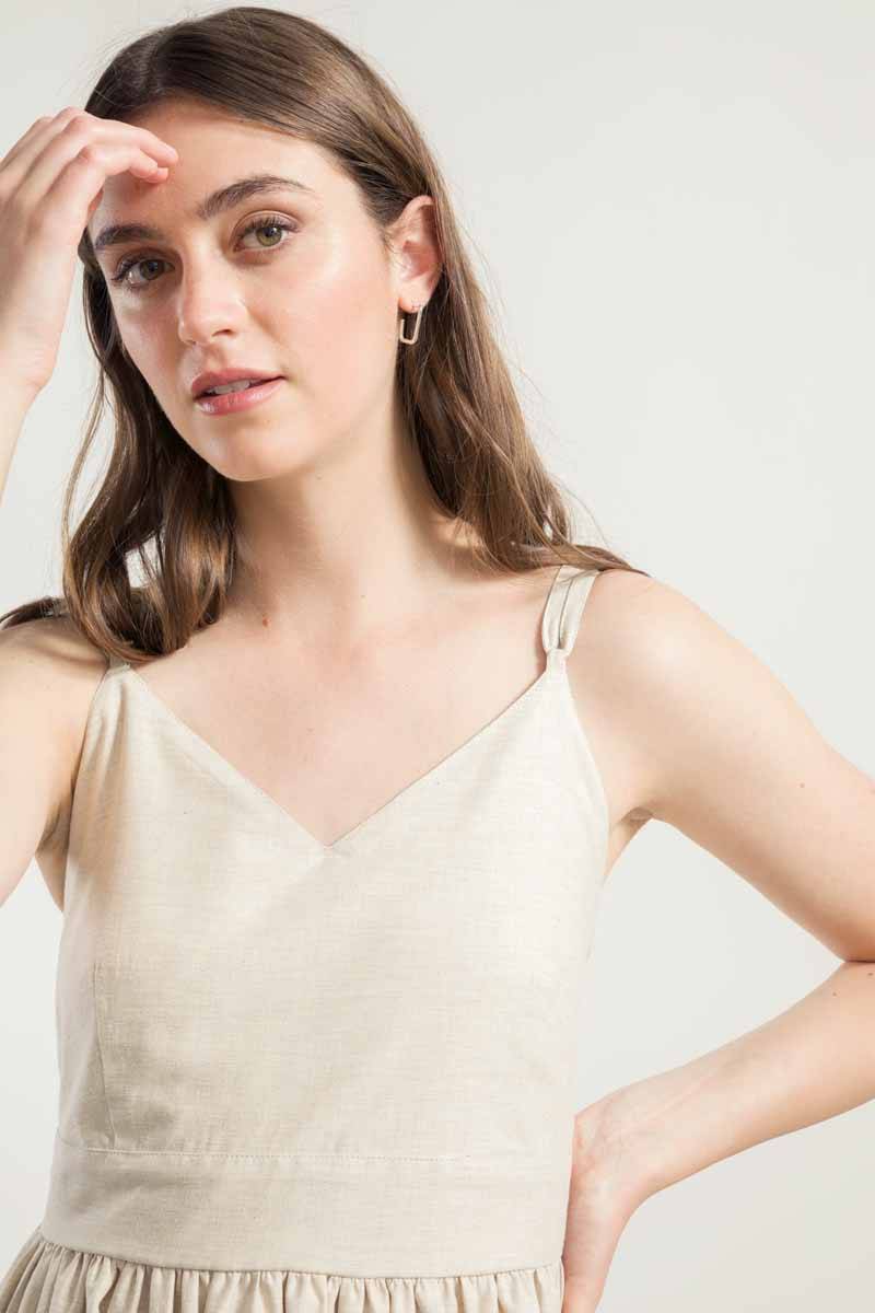 Rifò GIADA Vestito Lungo Donna Cotone Rigenerato