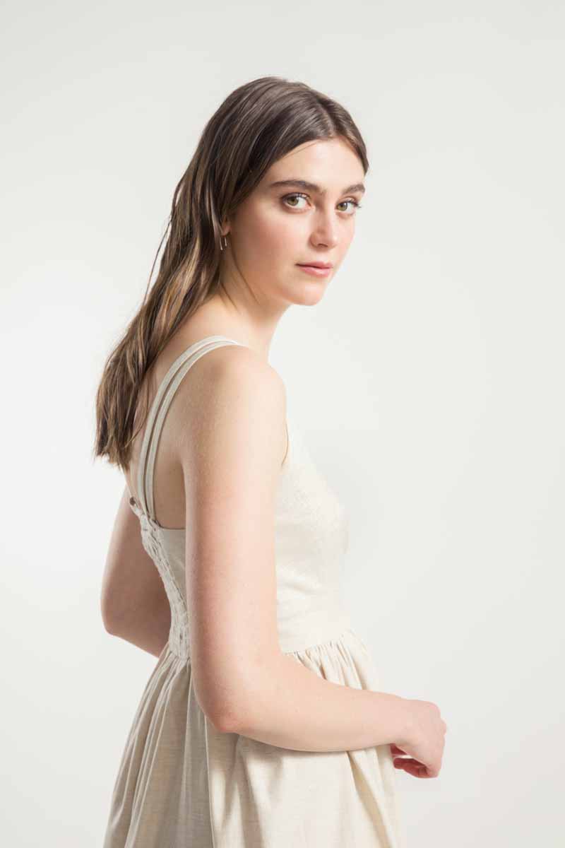 Rifò GIADA Vestito Lungo Donna Cotone Rigenerato