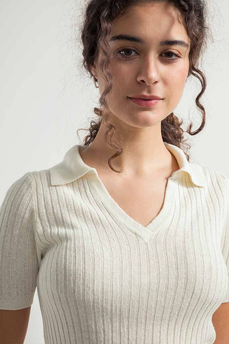 Rifò GIGI Polo Donna Seta Rigenerata