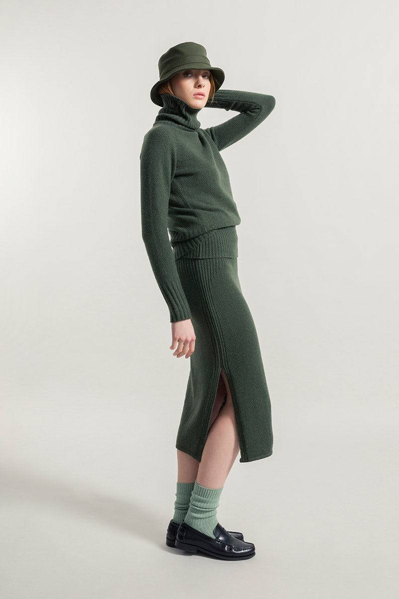 Rifò GINEVRA Gonna Cashmere Rigenerato