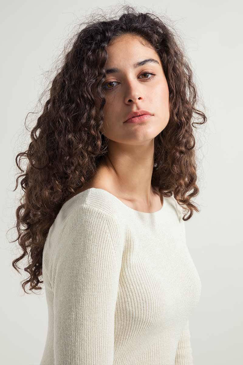 Rifò GISELLE Maglia Donna Seta Rigenerata