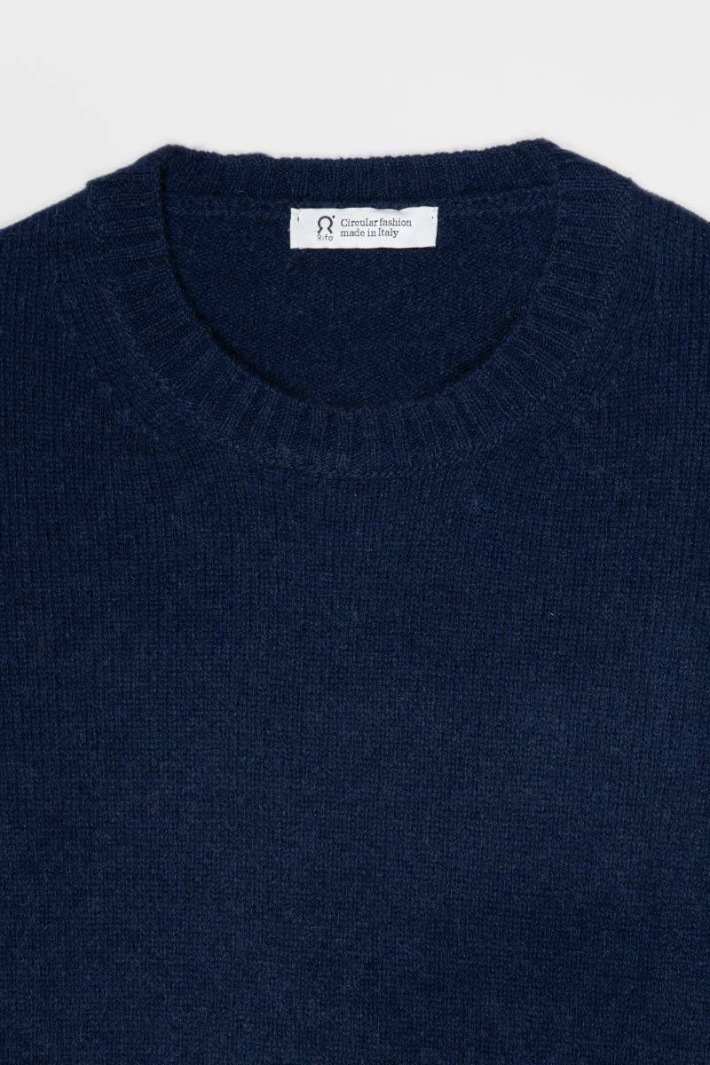 Rifò LAURA Maglia Girocollo Donna Lana Rigenerata