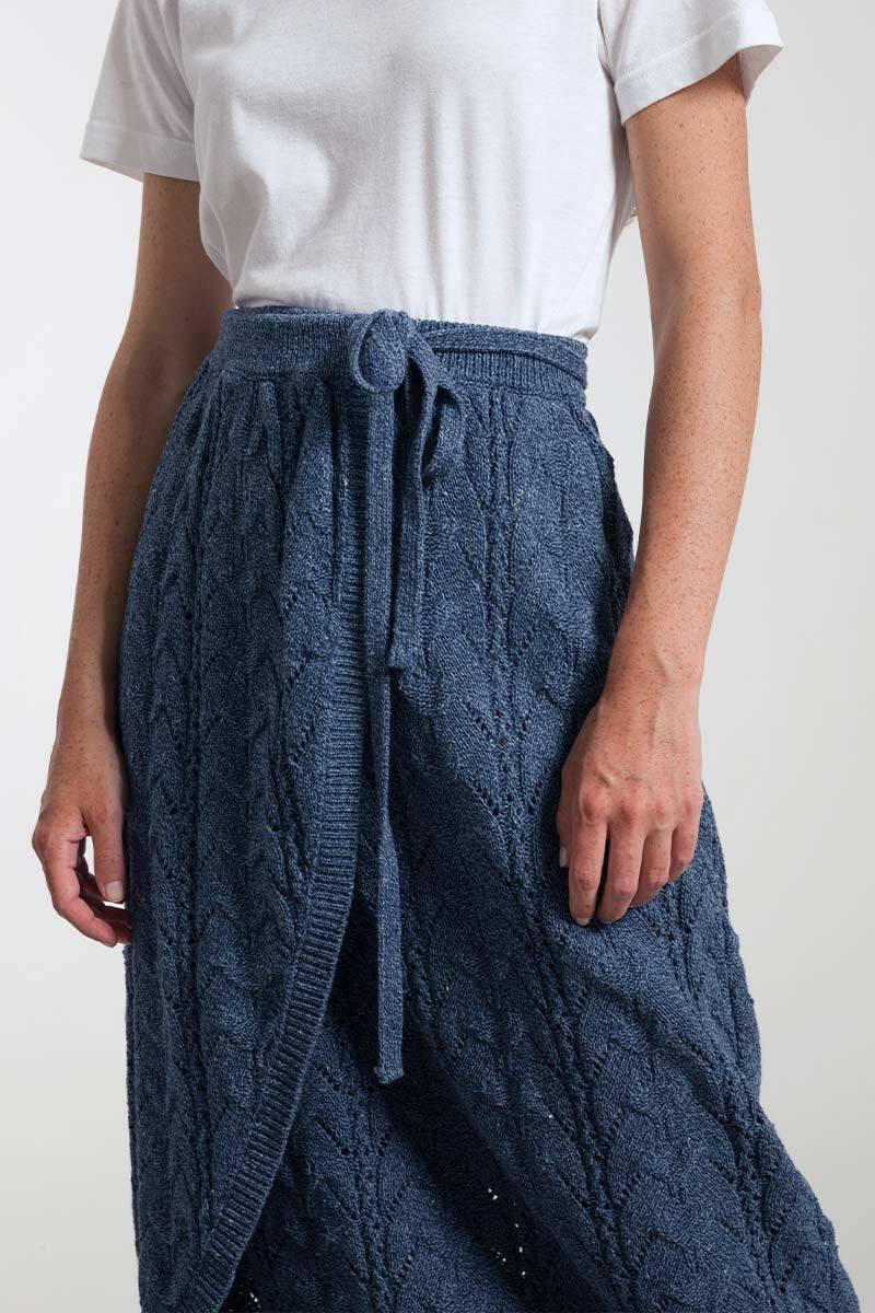 Rifò LAUREN Gonna Donna Cotone Jeans Rigenerato