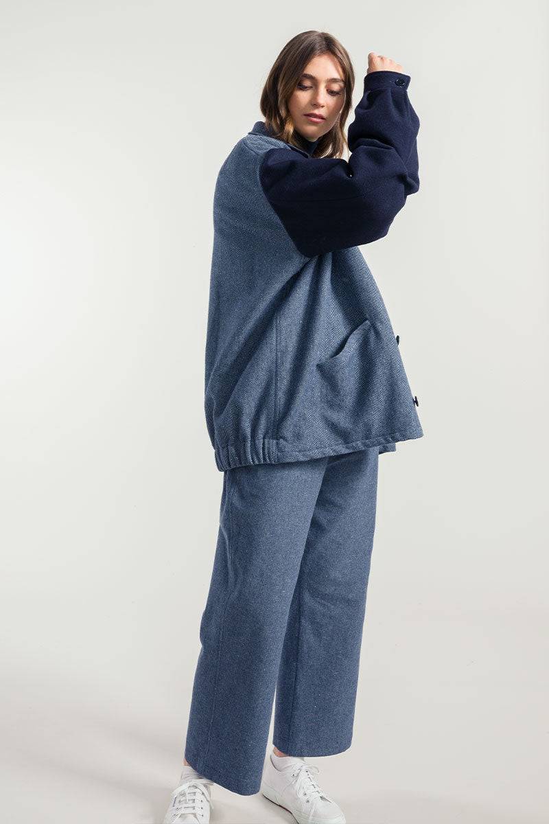 Rifò LEONE Giacca Bomber Unisex Lana Rigenerata