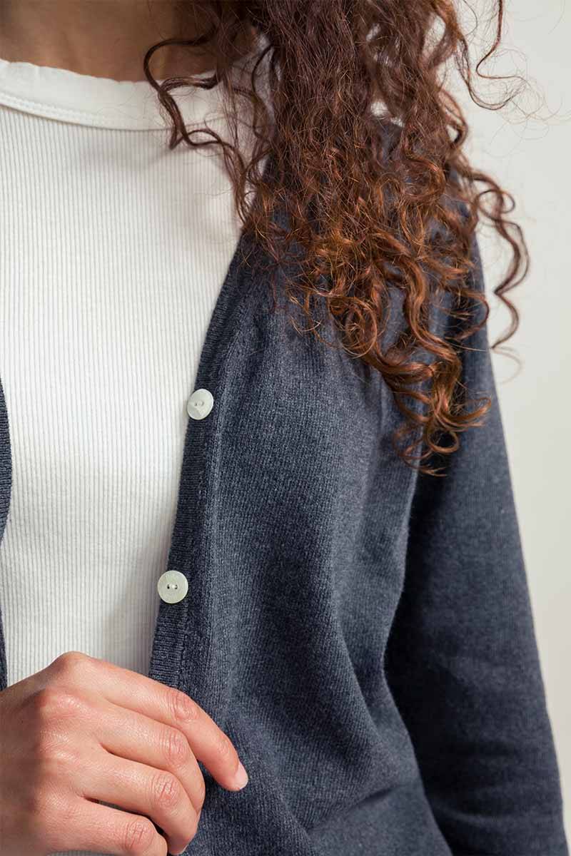 Rifò LUCIA Cardigan Donna Cotone Rigenerato