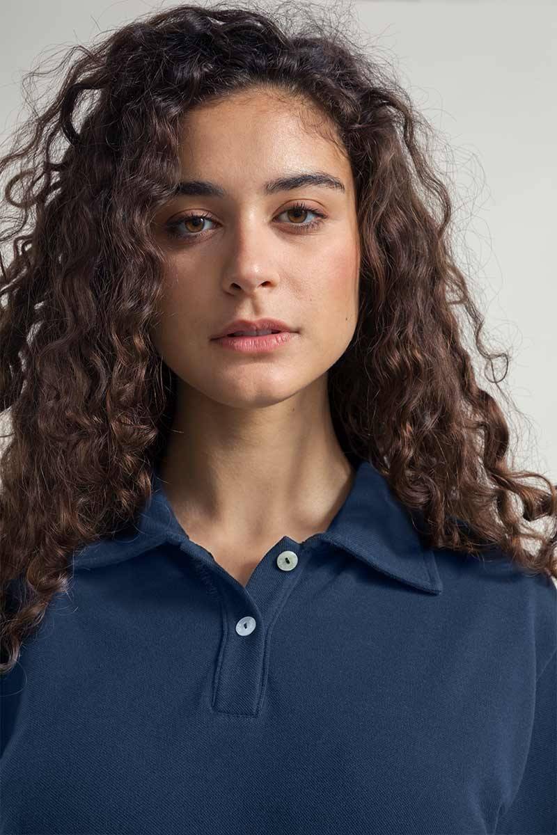 Rifò LUDO Maglia Polo Donna Cotone Rigenerato