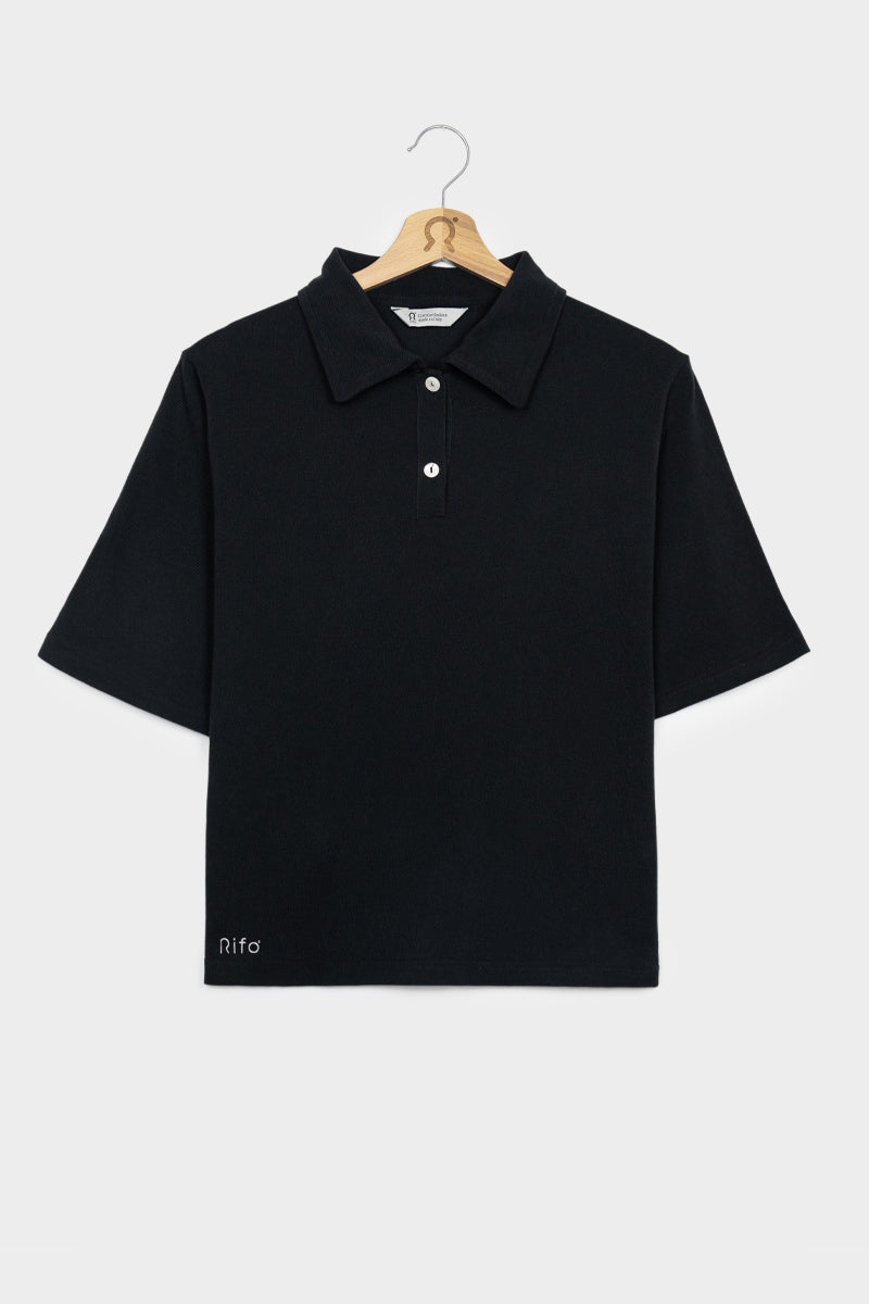 Rifò LUDO Maglia Polo Donna Cotone Rigenerato