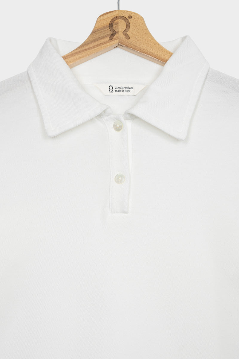 Rifò LUDO Maglia Polo Donna Cotone Rigenerato