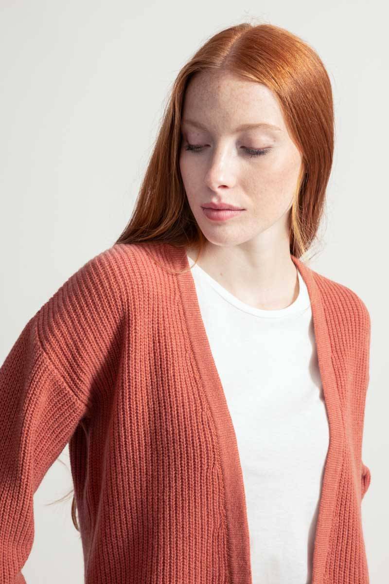 Rifò MARGHERITA Cardigan Donna Cashmere Rigenerato