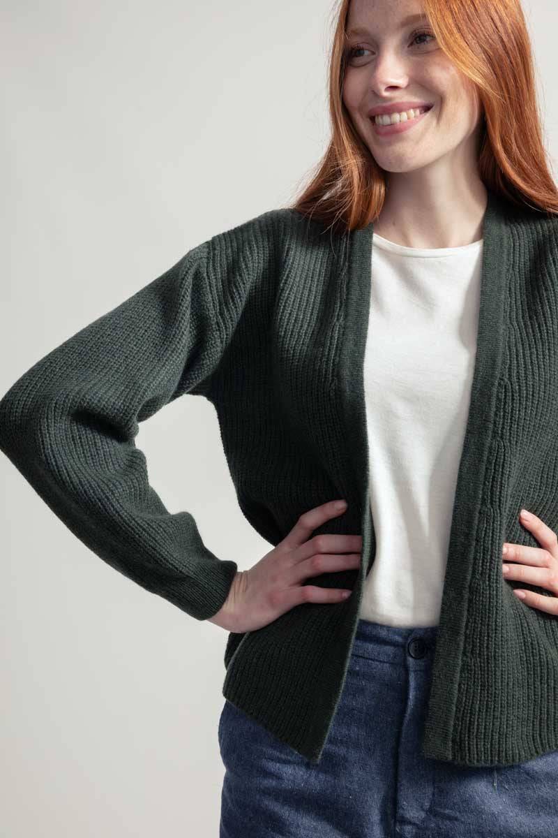 Rifò MARGHERITA Cardigan Donna Cashmere Rigenerato