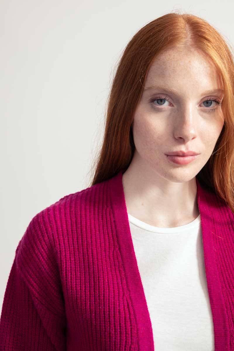 Rifò MARGHERITA Cardigan Donna Cashmere Rigenerato