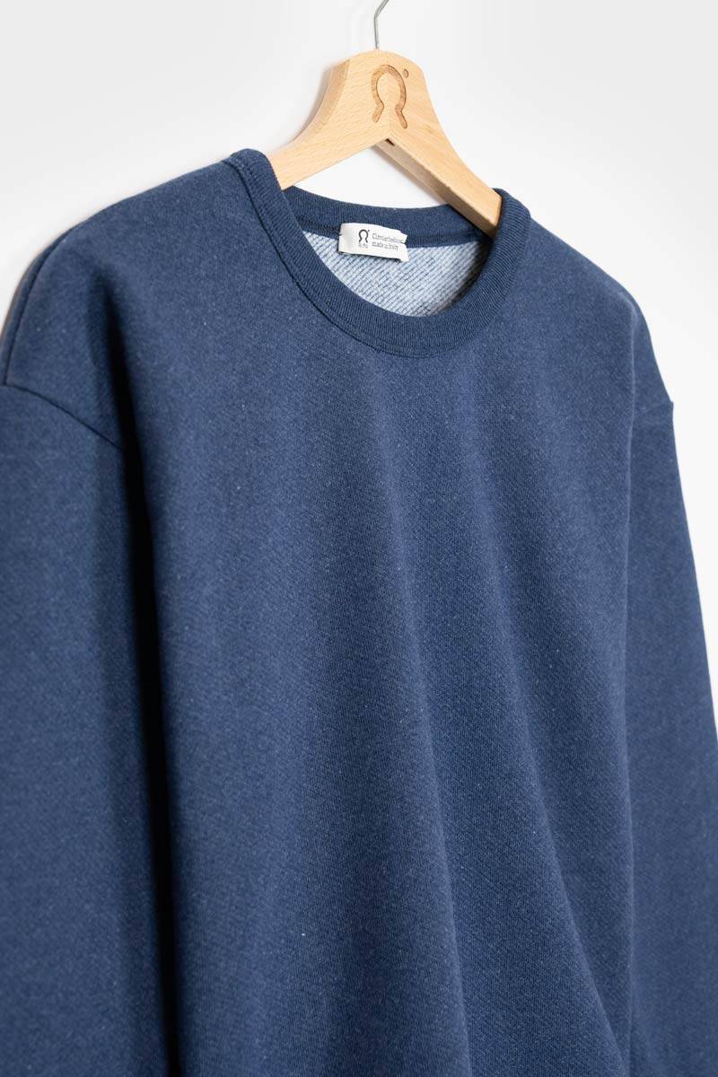 Rifò MARY Felpa Donna Cotone Jeans Rigenerato