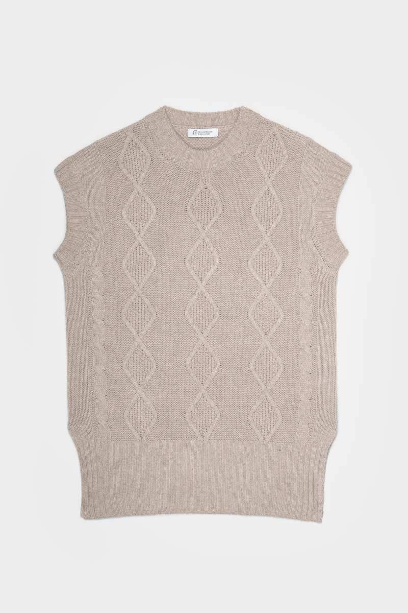 Rifò NORMA Gilet Donna Lana Rigenerata