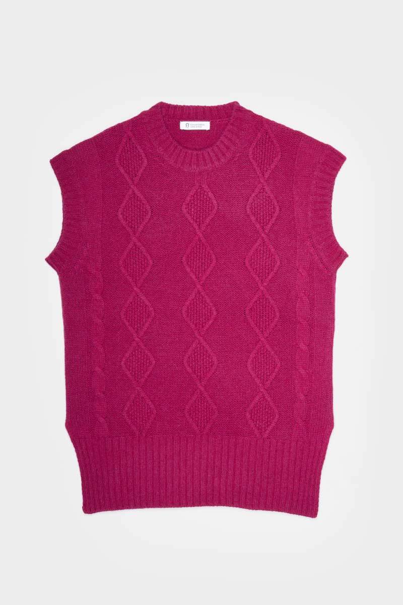 Rifò NORMA Gilet Donna Lana Rigenerata